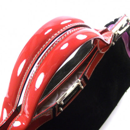 Gucci Suede Race Medium Top Handle Tote Black 7 of 10