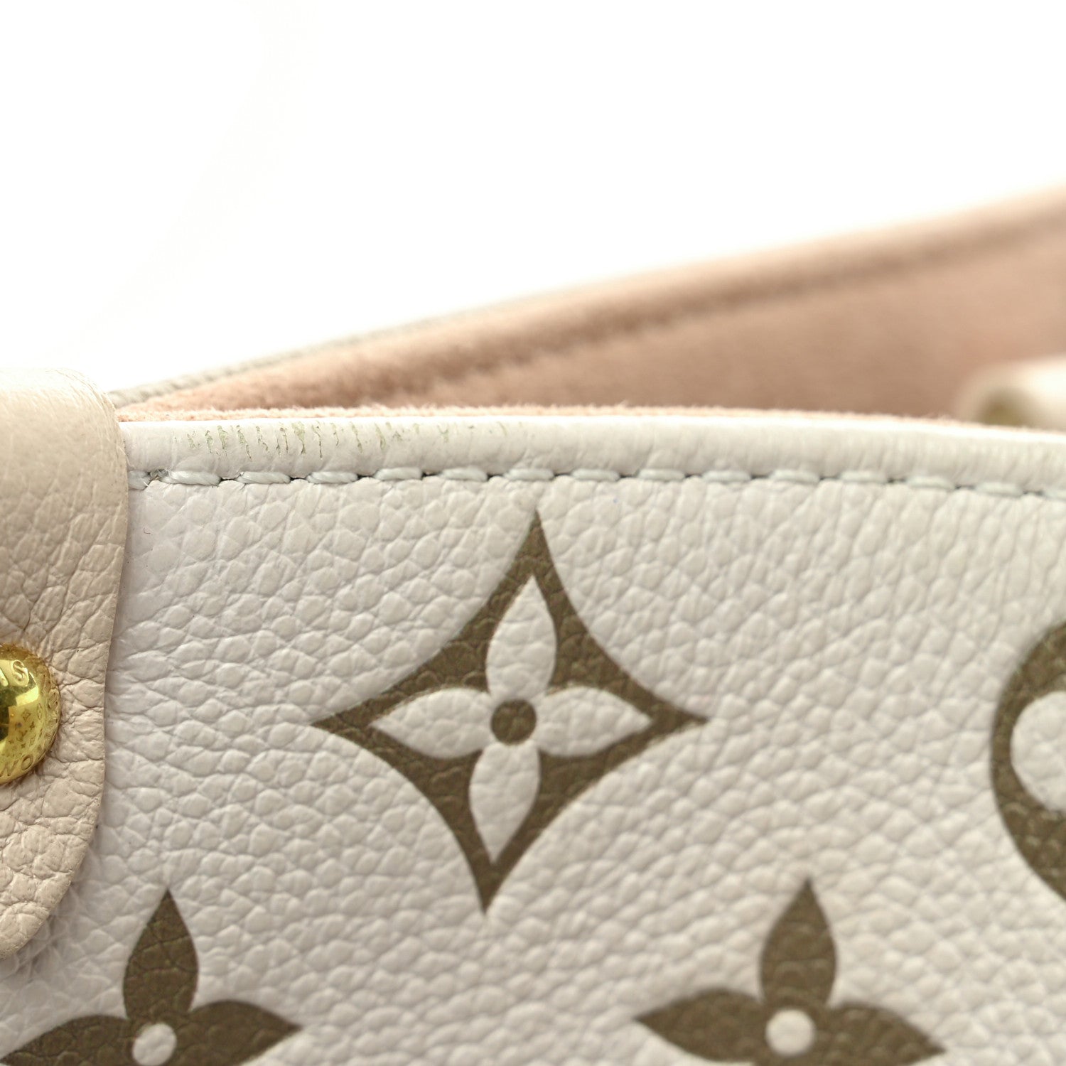 Louis Vuitton Empreinte Monogram Spring In The City Onthego MM Kaki Beige Cream 13 of 13