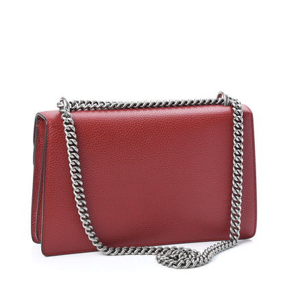 Gucci Dollar Calfskin Swarovski Crystal Small Dionysus Shoulder Bag Hibiscus Red 2 of 11
