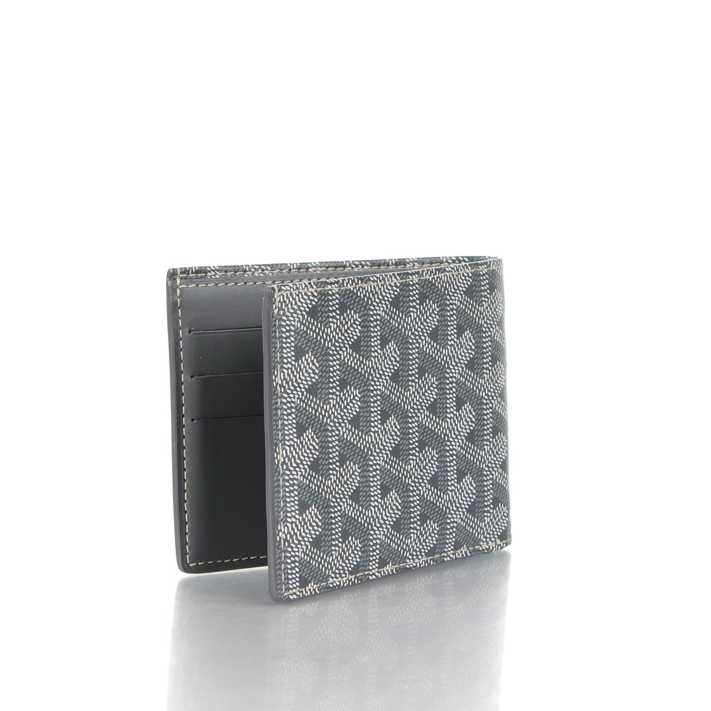 Goyardine Bi-Fold Wallet Grey