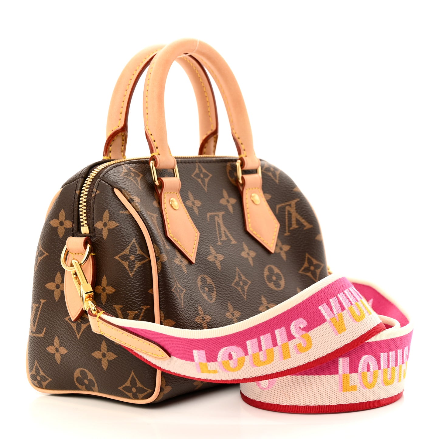 Monogram Speedy Bandouliere 20 Fuchsia