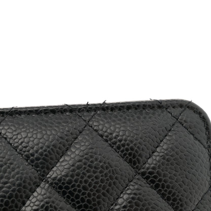Chanel Caviar Quilted Wallet on Chain WOC Black 11 of 12
