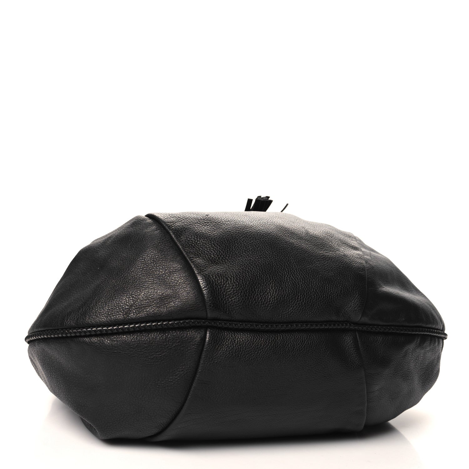 Gucci Pebbled Calfskin Medium Marrakech Shoulder Bag Black 4 of 10