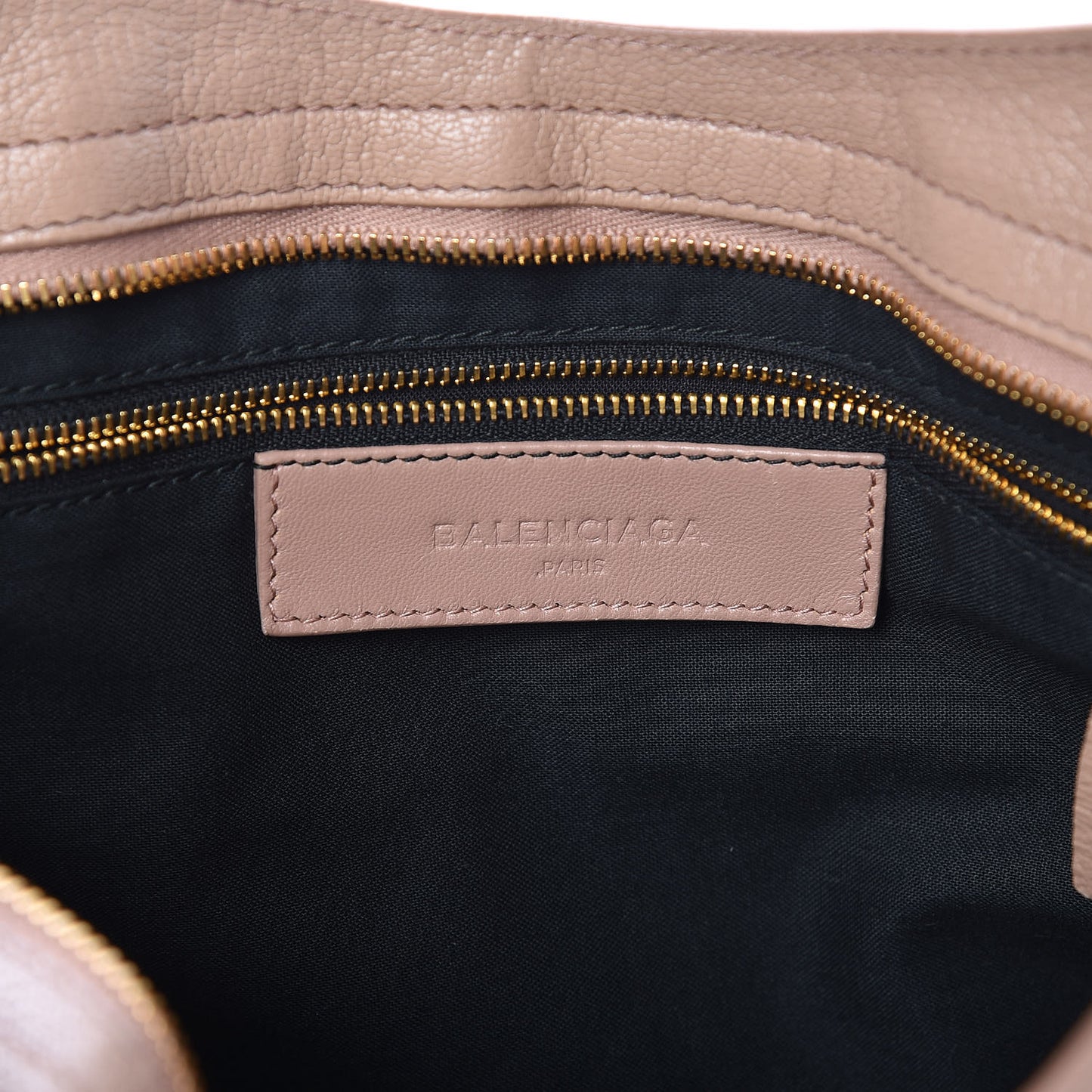 Chevre Gold Metallic Edge Hardware City Rose Des Sables