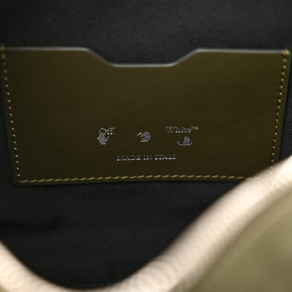 Off-White Nylon Logo Print Crossbody Bag Olive Green 6 of 11