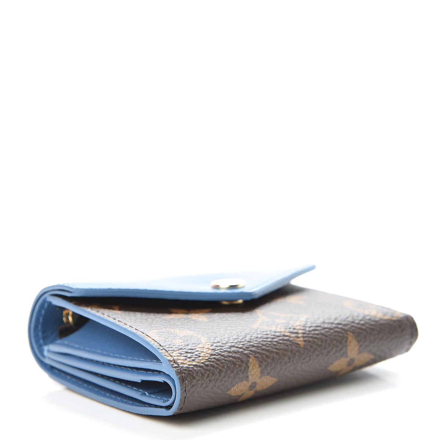 Monogram Zoe Wallet Blue Jean