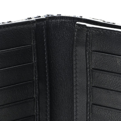 Christian Dior Oblique Long Vertical Wallet Blue Multicolor 7 of 8