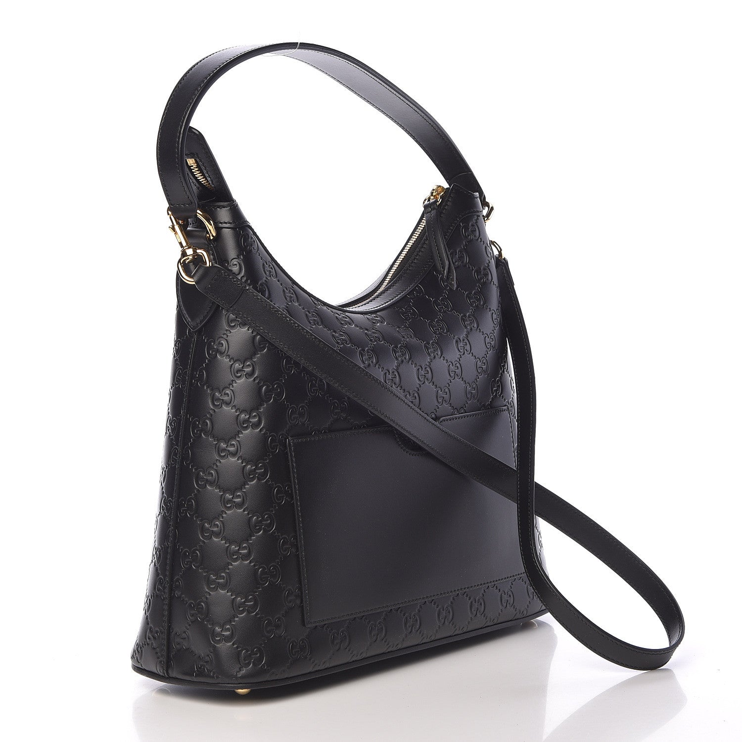 Gucci Guccissima Linea A Hobo Black 3 of 11