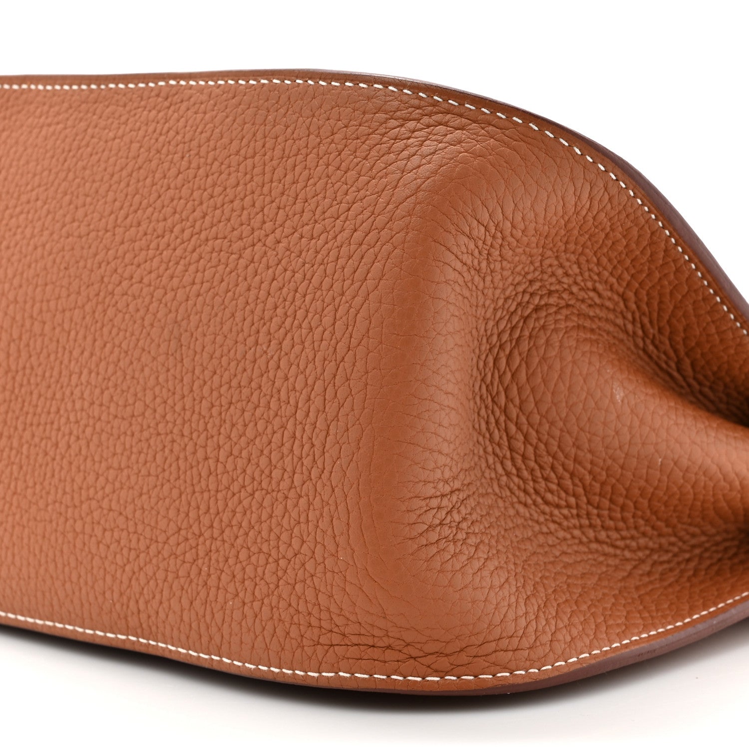 Hermes Taurillon Clemence Jypsiere 28 Gold 9 of 13