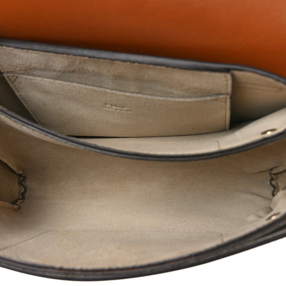 Chloe Suede Calfskin Small Faye Shoulder Bag Tobacco 5 of 8