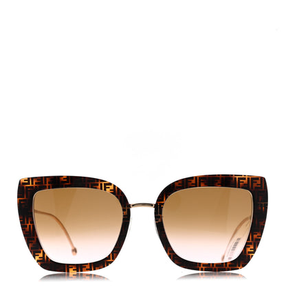 Fendi Acetate Metal F is Fendi FF Square Cat Eye Sunglasses FF 0424/F/S Havana 2 of 7