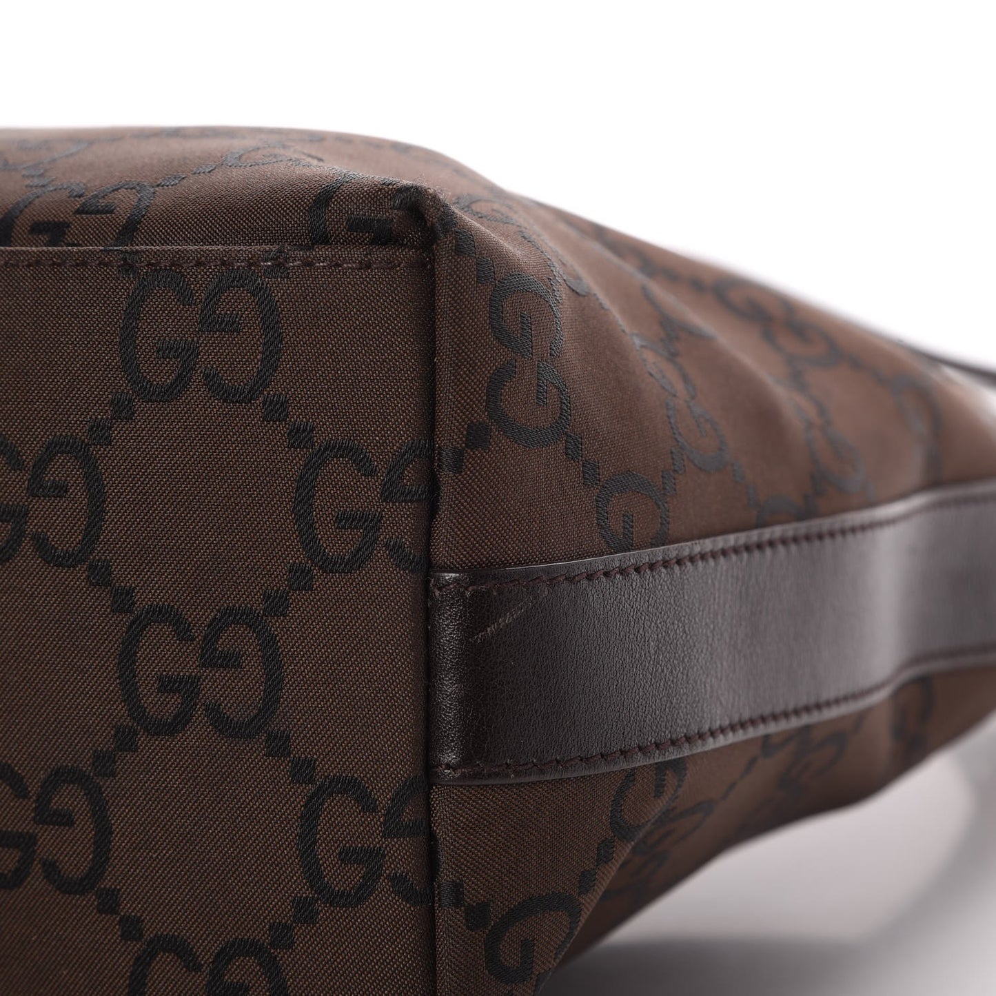 Nylon Monogram Small Hobo Brown