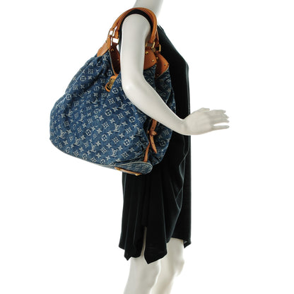 Louis Vuitton Denim Mahina XL Blue 2 of 9