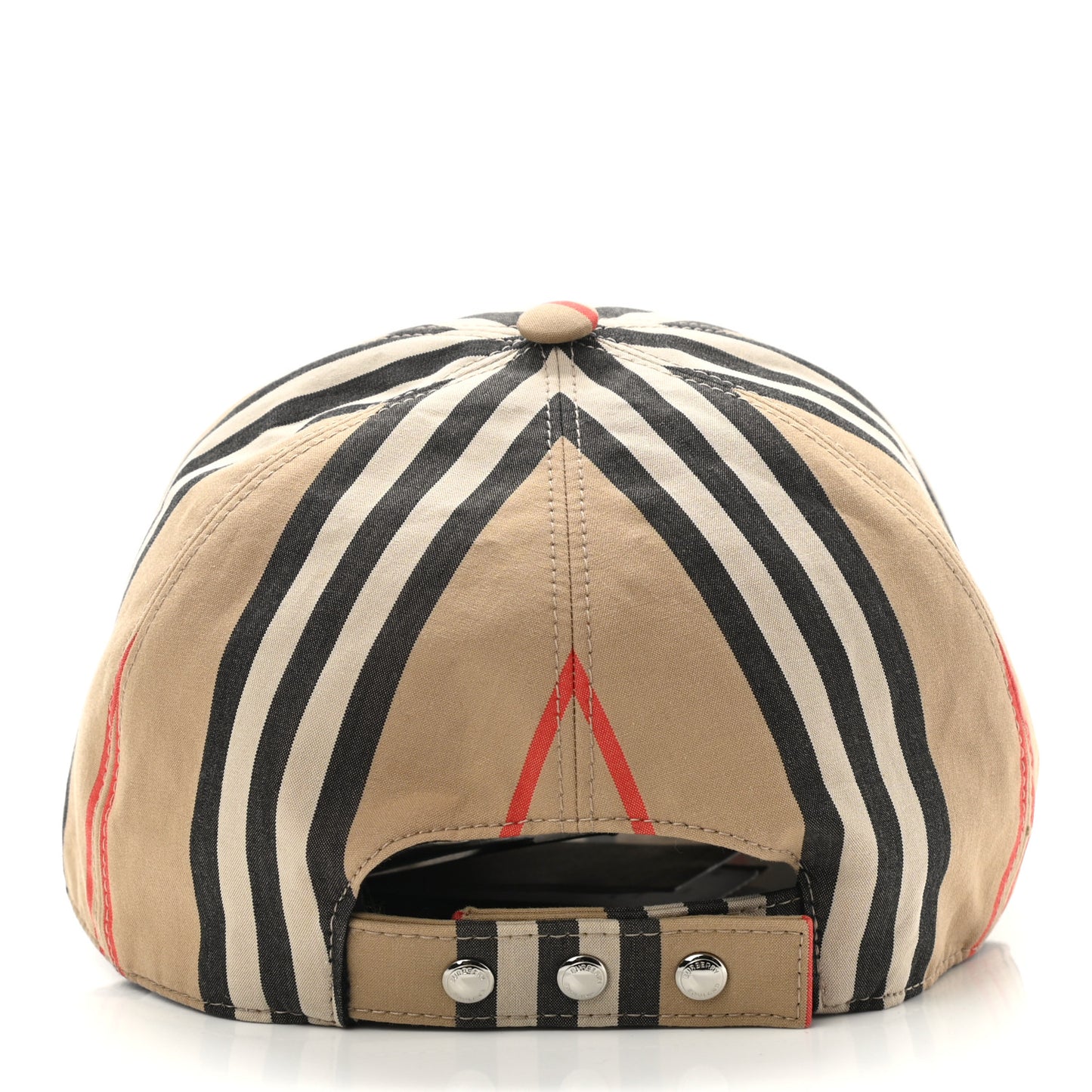 Cotton Vintage Check Monogram Baseball Hat M Archive Beige