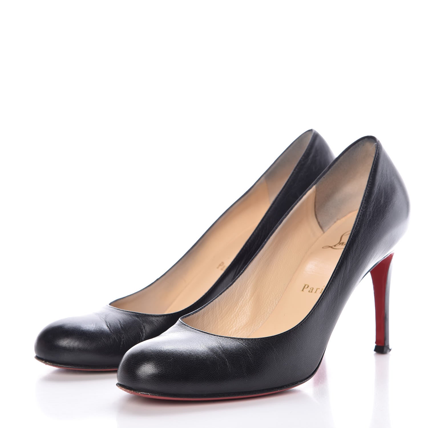 Christian Louboutin Kid Simple 85 Pumps 37.5 Black 3 of 22