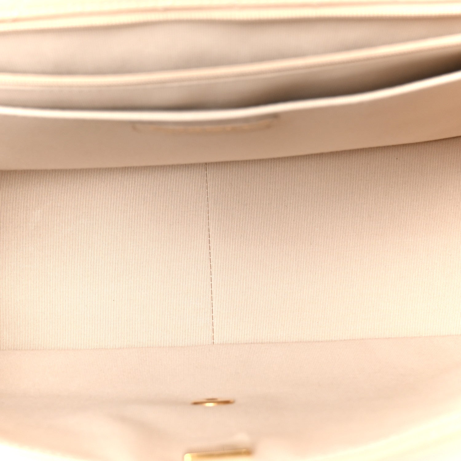 Chanel Grained Calfskin Quilted XXL Travel Flap Bag Beige 5 of 12