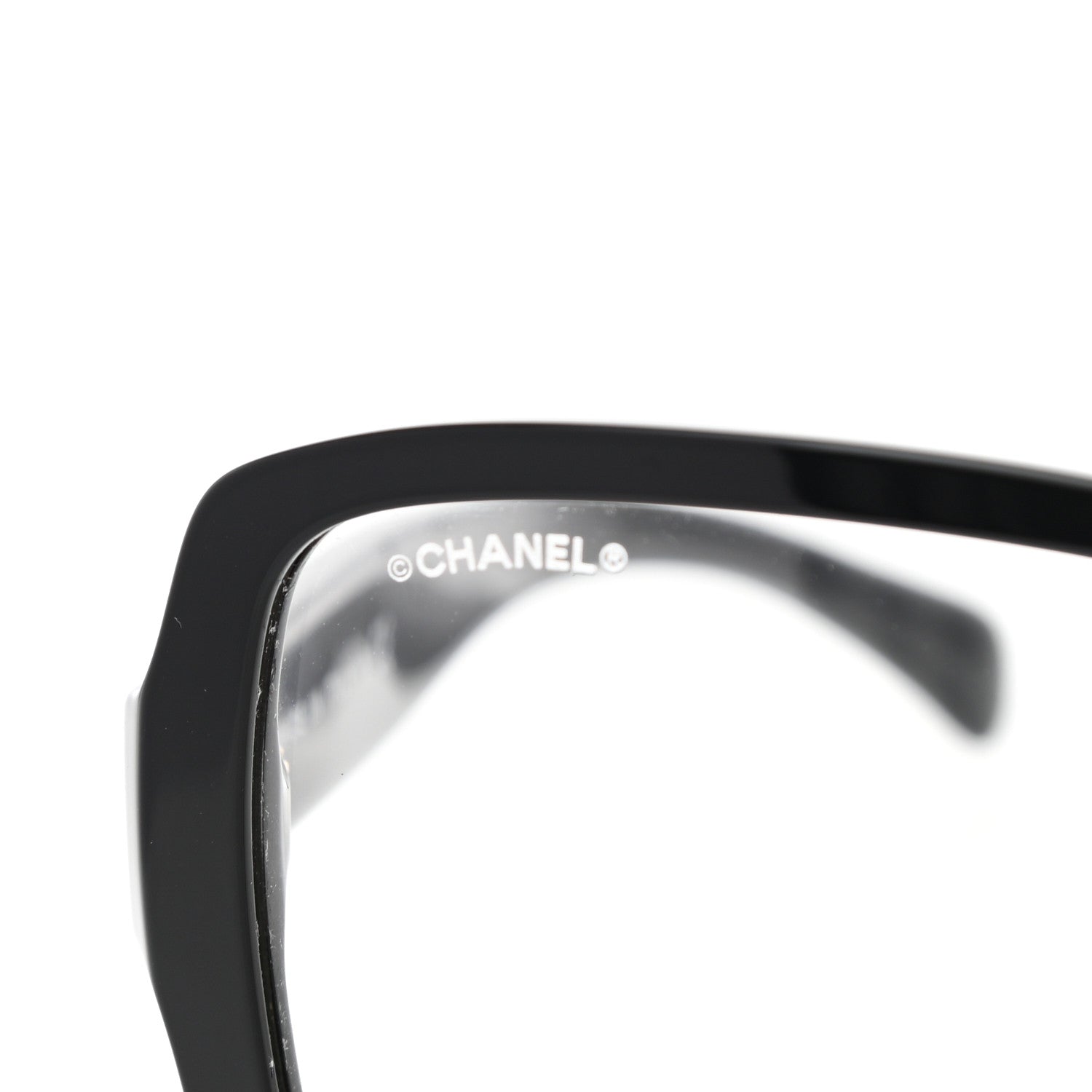 Chanel Acetate Square Eyeglasses 5408 Black 7 of 8