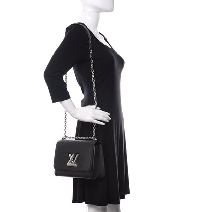 Louis Vuitton Epi Twist Shoulder Bag MM Black 2 of 11