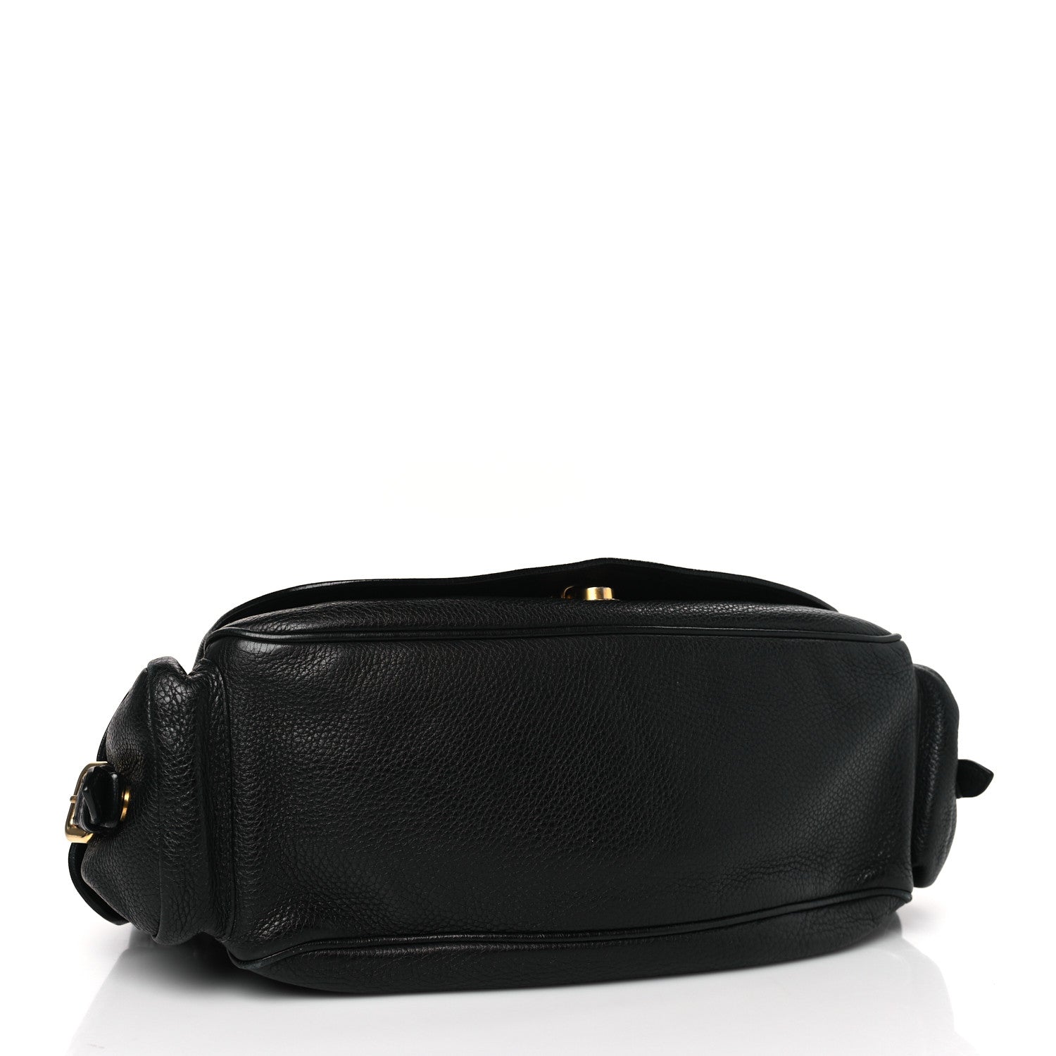 Prada Vitello Daino Shoulder Bag Black 4 of 12