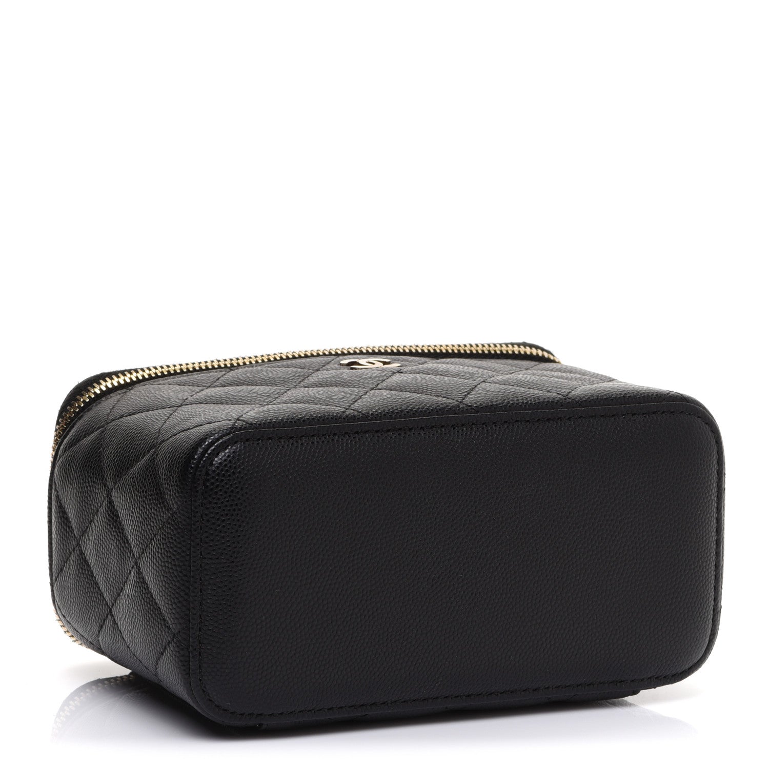 Chanel Caviar Quilted Small Vanity Case With Chain Black 4 of 10