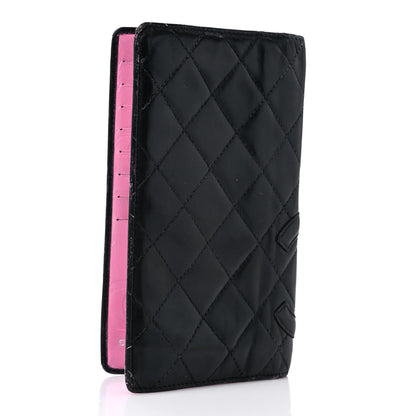 Chanel Calfskin Quilted Cambon Yen Wallet Black 3 of 17