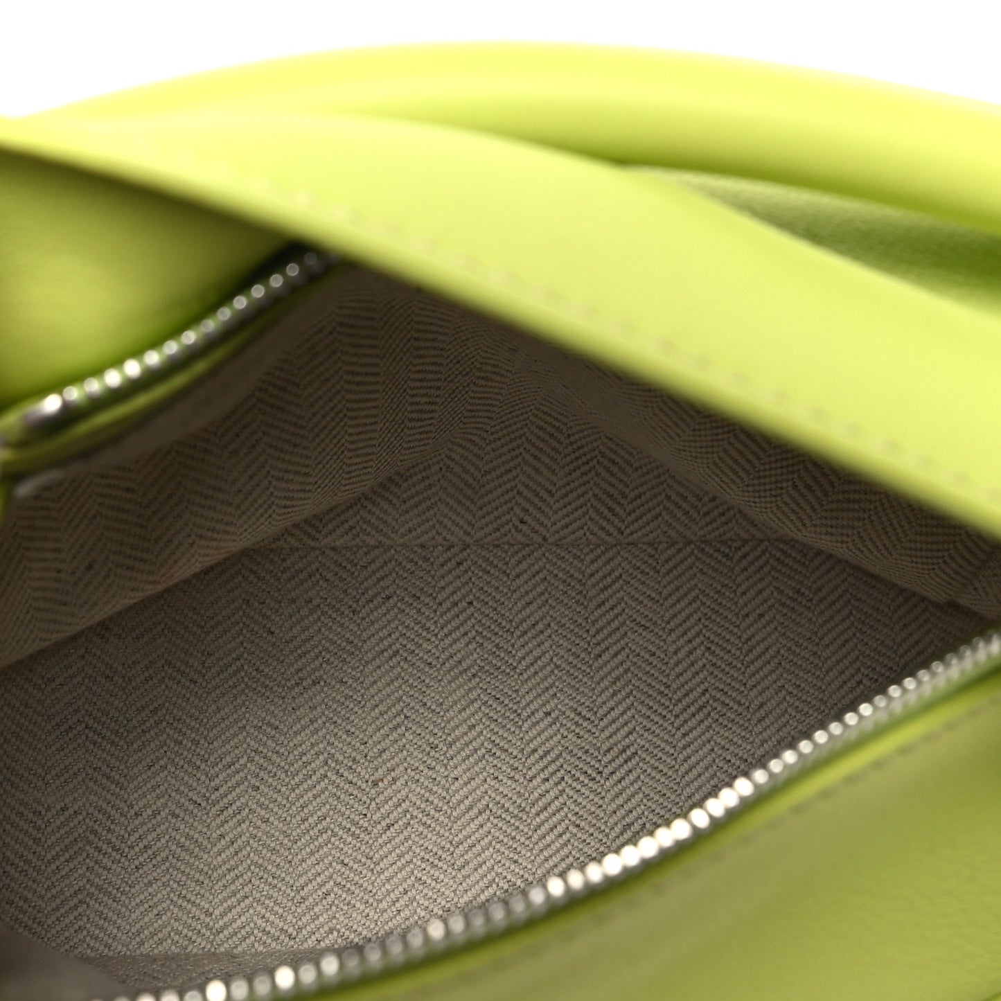 Calfskin Mini Puzzle Edge Bag Lime