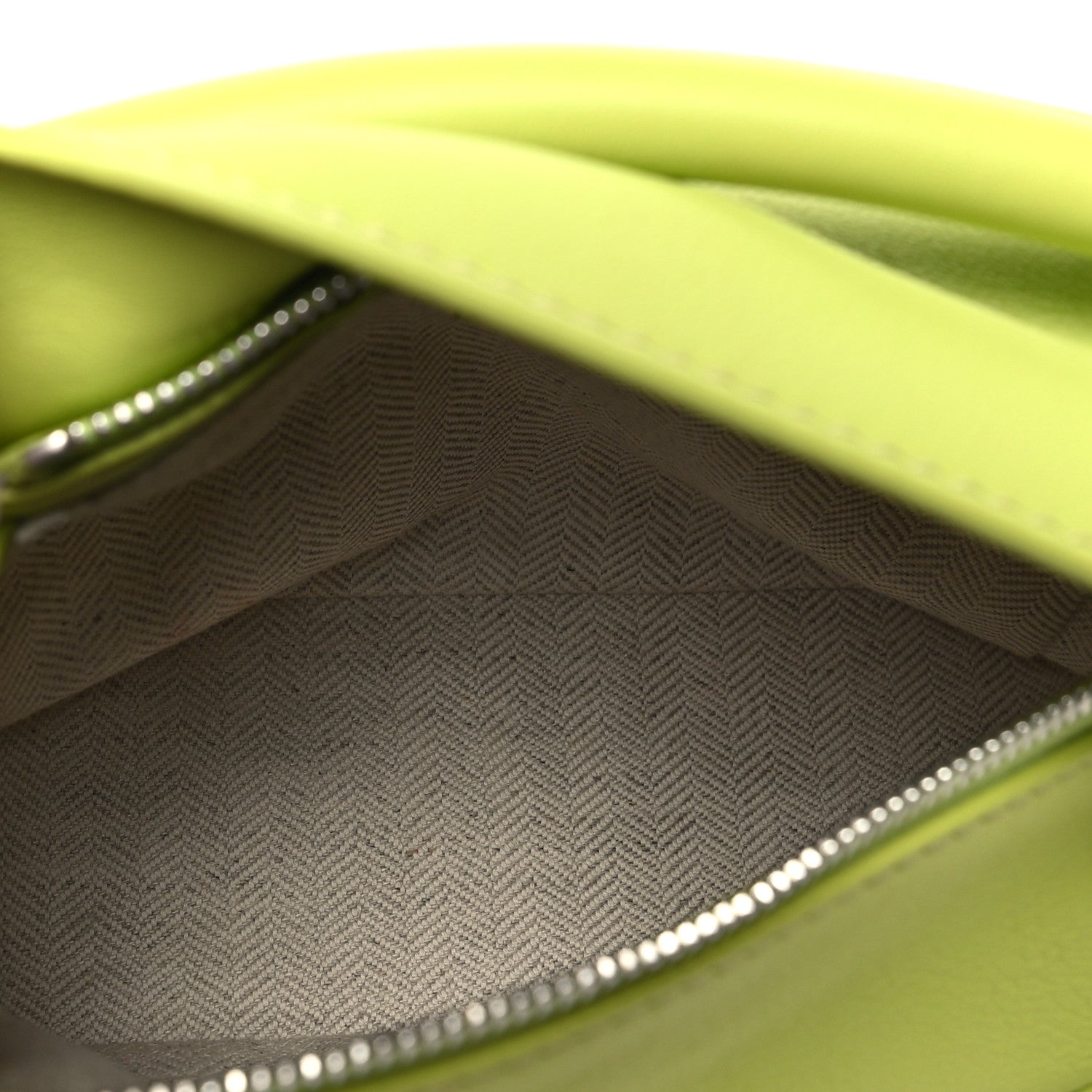 Loewe Calfskin Mini Puzzle Edge Bag Lime 5 of 11