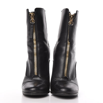 Valentino Garavani Calfskin Rebelle Boots 37 Black 2 of 12
