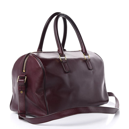 Saint Laurent Calfskin Classic Duffle 6 Amarena 3 of 20