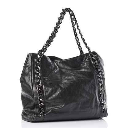 Chanel Glazed Caviar Modern Chain Tote Black 3 of 18