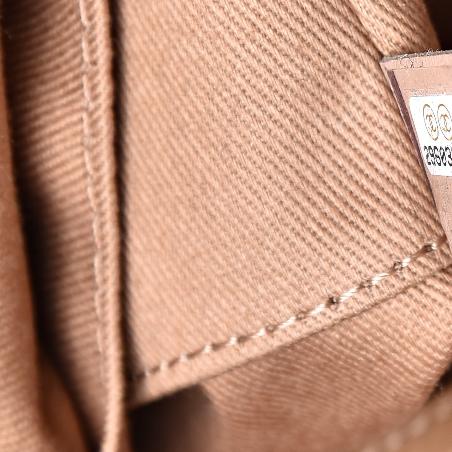 Mixed Fibers Striped Extra Large Deauville Tote Beige