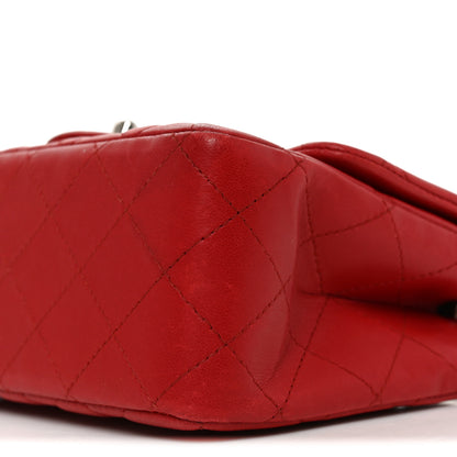Chanel Lambskin Quilted Mini Square Flap Red 10 of 10