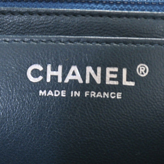 Chanel Lambskin Quilted Maxi Flap Turquoise 8 of 11