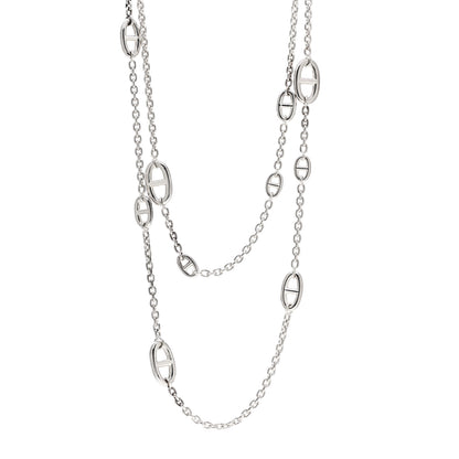 Hermes Sterling Silver Farandole Necklace 120 1 of 6