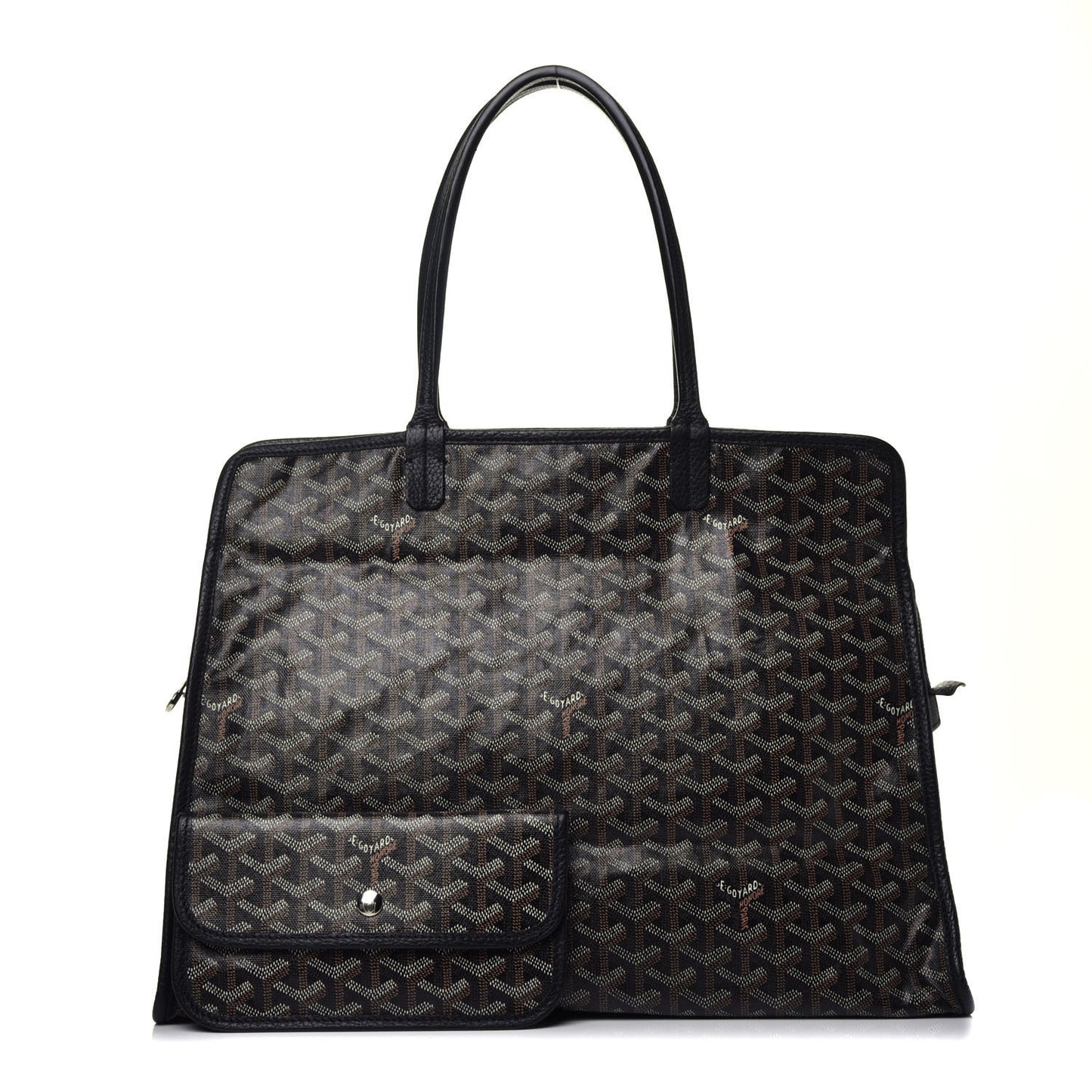 Goyardine Sac Hardy Pet Carrier PM Black
