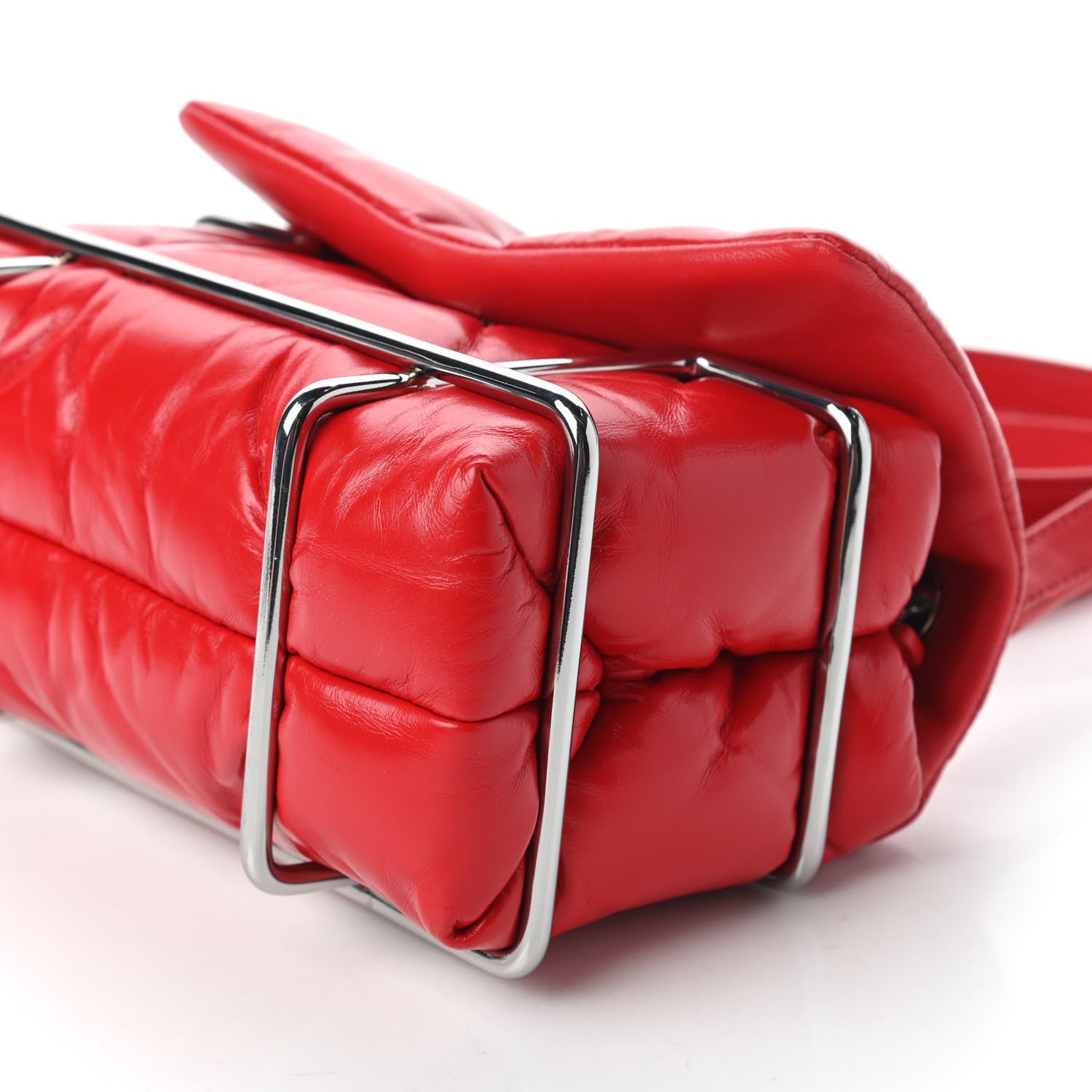 Alexander Wang Calfskin Quilted Halo Xbody Bag Red 7 of 11