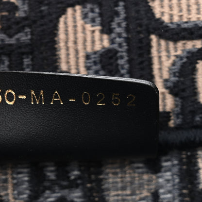 Christian Dior Oblique Small Book Tote Blue Multicolor 7 of 11