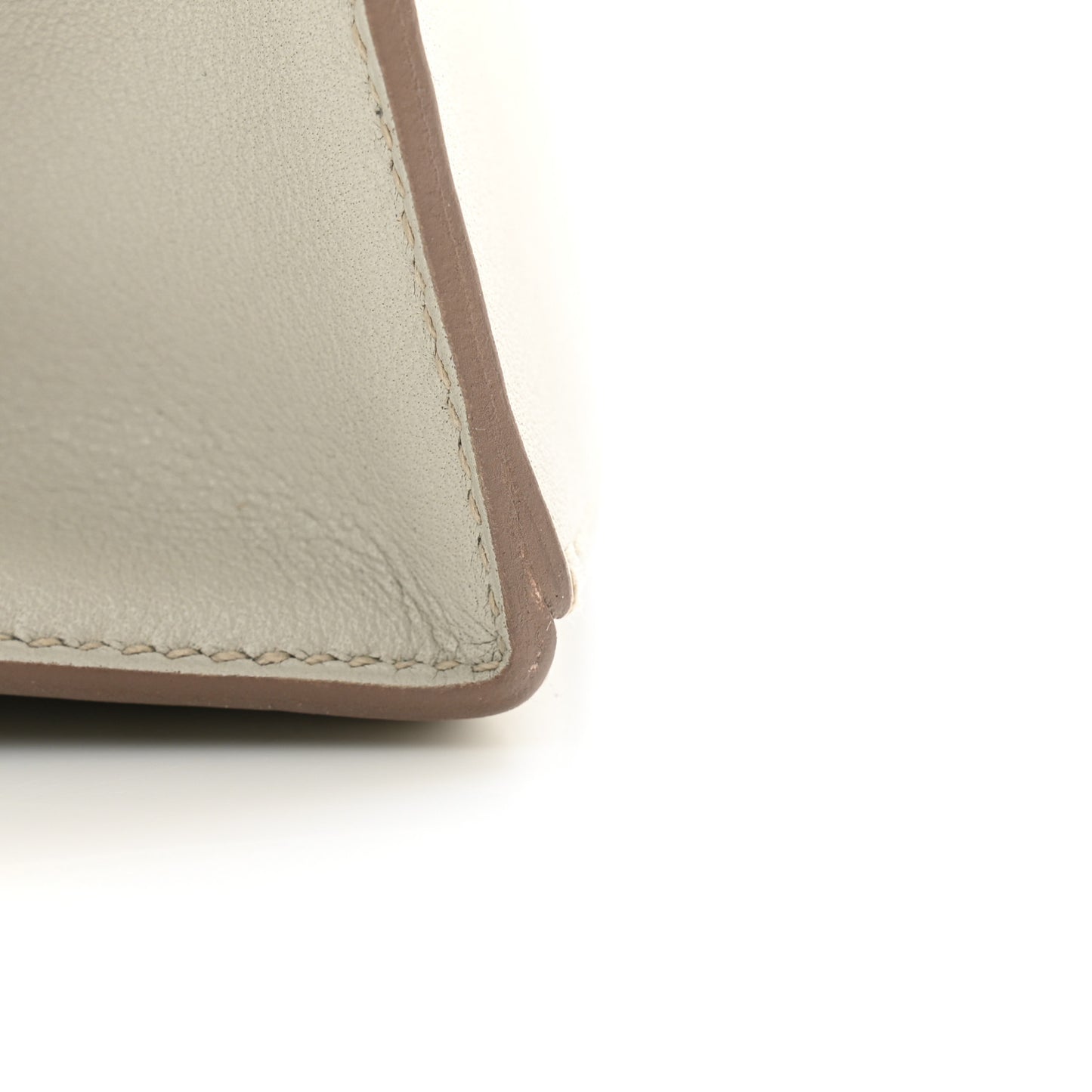 Evercalf Kelly Pochette Clutch Gris Perle