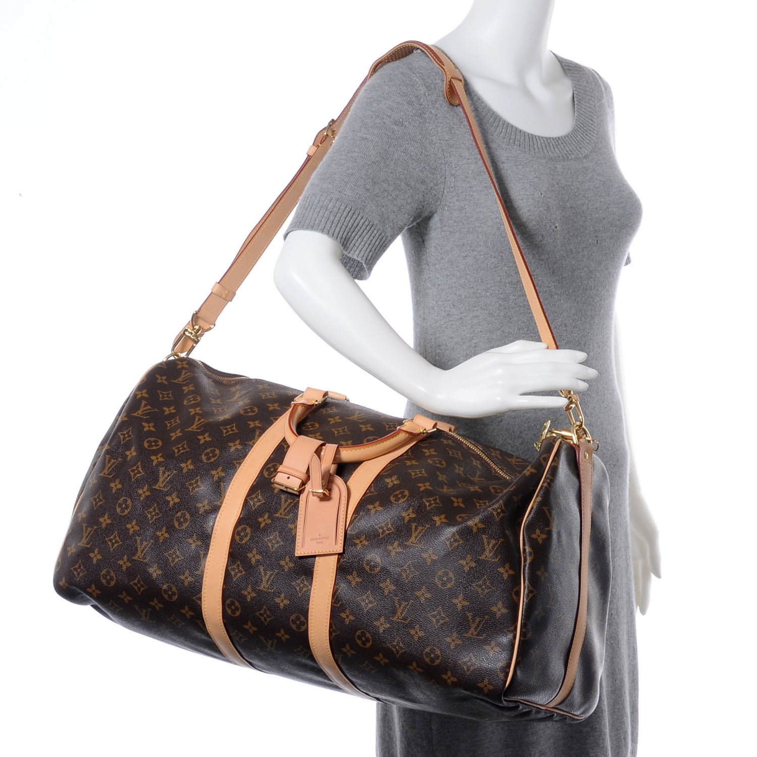 Louis Vuitton Monogram Keepall Bandouliere 55 2 of 7