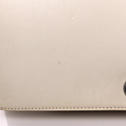 Chanel Glazed Calfskin Medium Boy Flap White Black 16 of 29