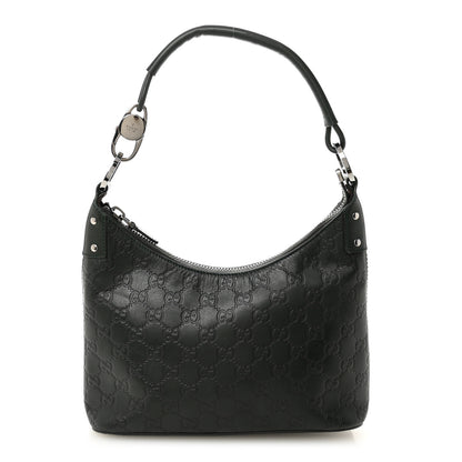 Gucci Guccissima Small Hobo Dark Green 1 of 10