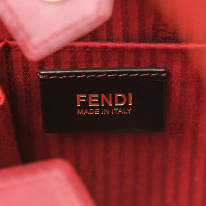 Fendi Vitello Elite Regular 2Jours Tote Rosso Scuro Ciliegia 6 of 12