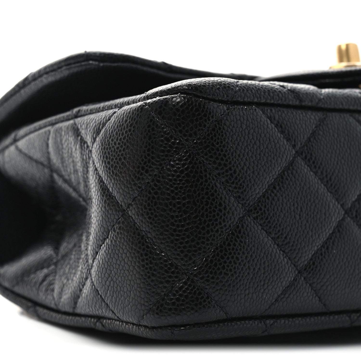 Chanel Caviar Quilted Mini Handy CC Flap Black 9 of 11
