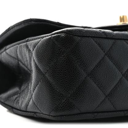 Chanel Caviar Quilted Mini Handy CC Flap Black 9 of 11