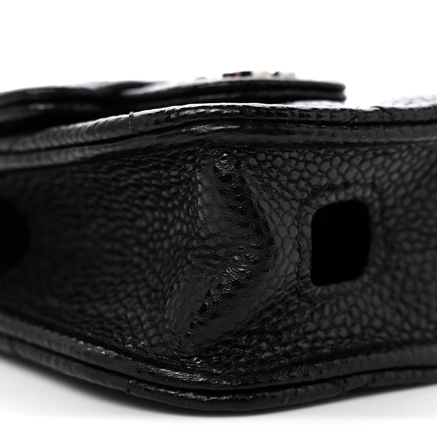 Caviar Quilted Airpods Pro Case Black