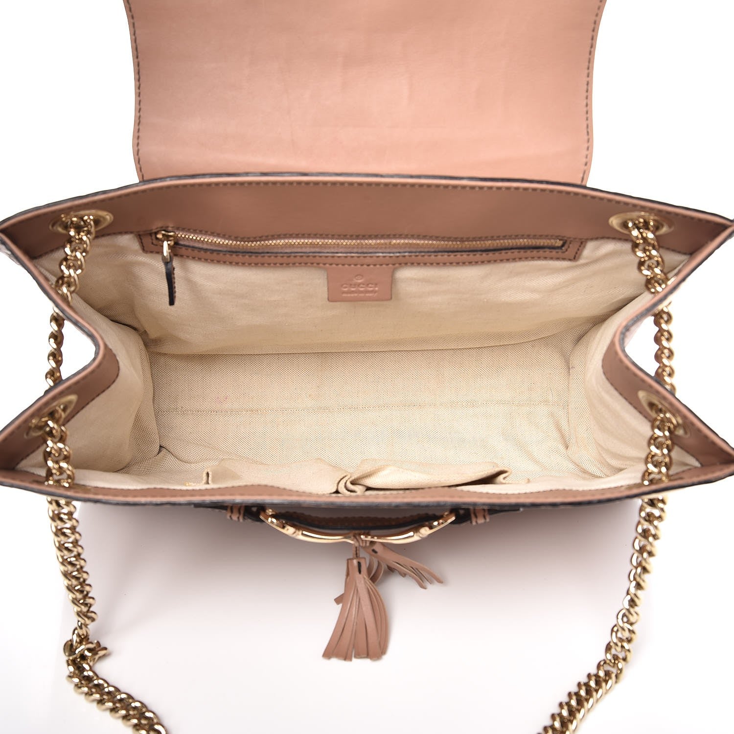 Gucci Guccissima Large Emily Chain Shoulder Bag Camelia 6 of 15