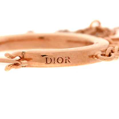 Christian Dior Crystal Dio(r)evolution Hoop Earrings Rose Gold 4 of 4