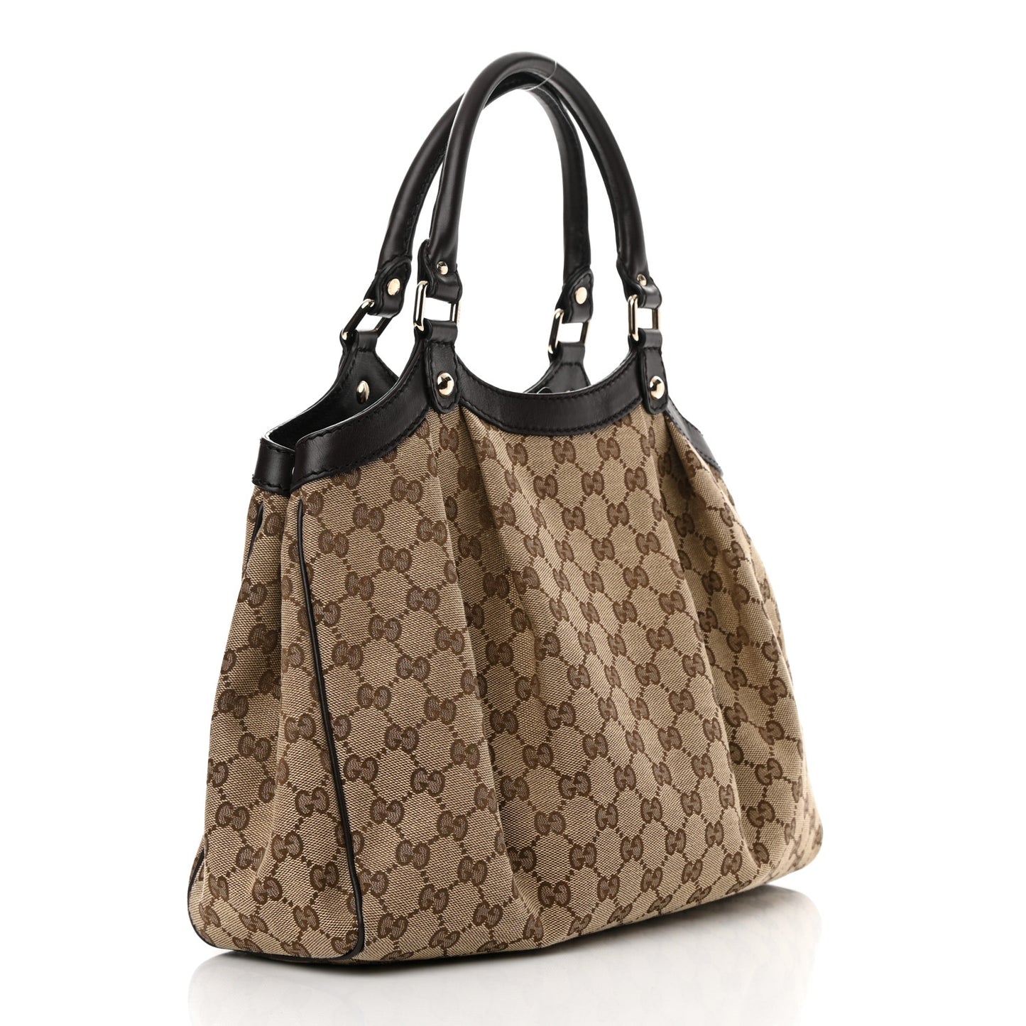 Monogram Medium Sukey Tote Dark Brown