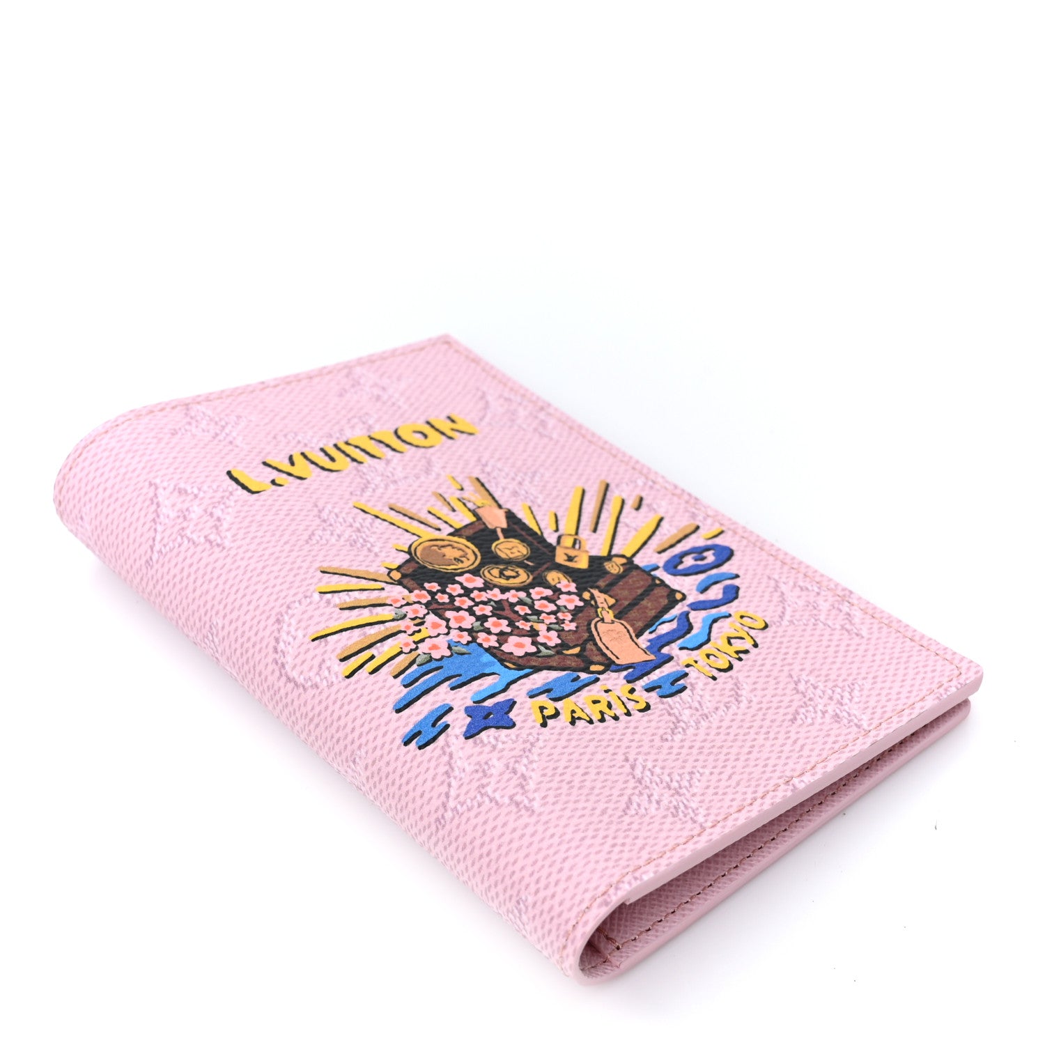 Louis Vuitton Monogram Paris Tokyo Pocket Organizer NM Pink 4 of 8