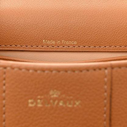 Delvaux Grained Calfskin Mini Brillant Satchel Natural 7 of 10